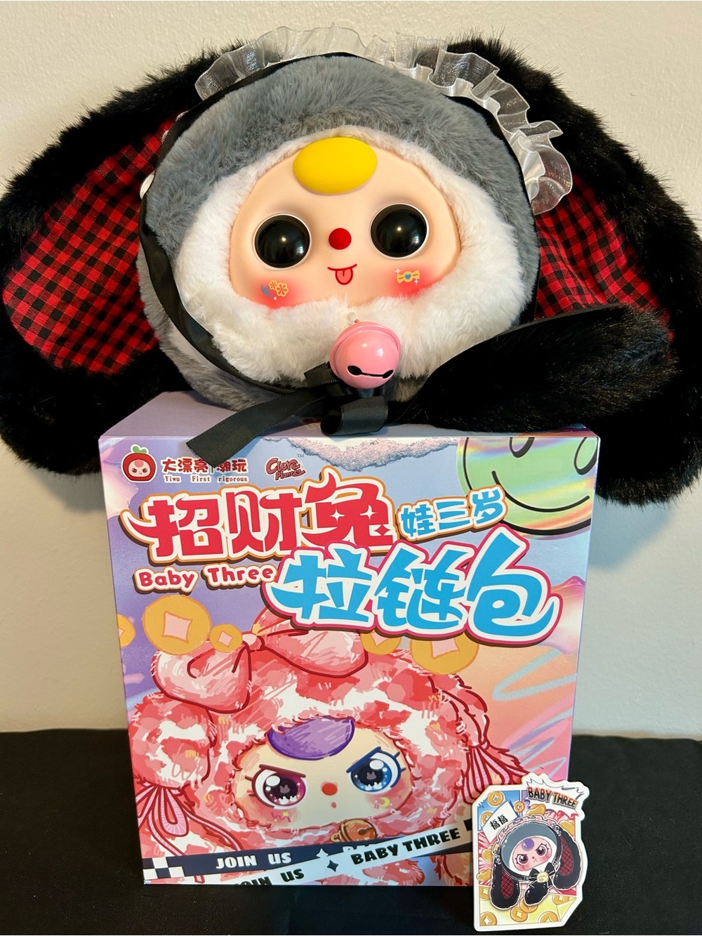 Baby Three 400% Lucky Rabbit Zipper Bag